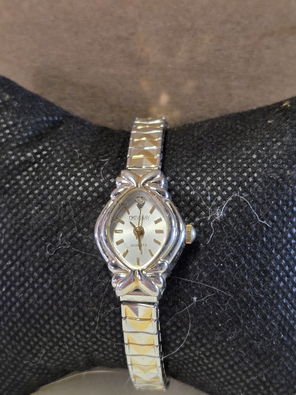 EMBASSY Two-Tone Women's Bracelet Watch - Silver and Gold